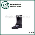 Botas de chuva masculinas de qualidadePVC Botas de chuva transparentes para homem Sapatos de chuva masculinos de fundo plano Moda W-R079